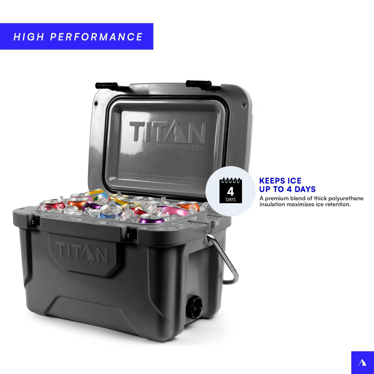Arctic Zone Titan Deep Freeze 20Q refrigerador Roto de Alto Rendimiento