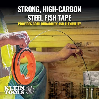 KLEIN TOOLS 56331 | Guía Jalacables | 15 M | Acero | Menor Fricción