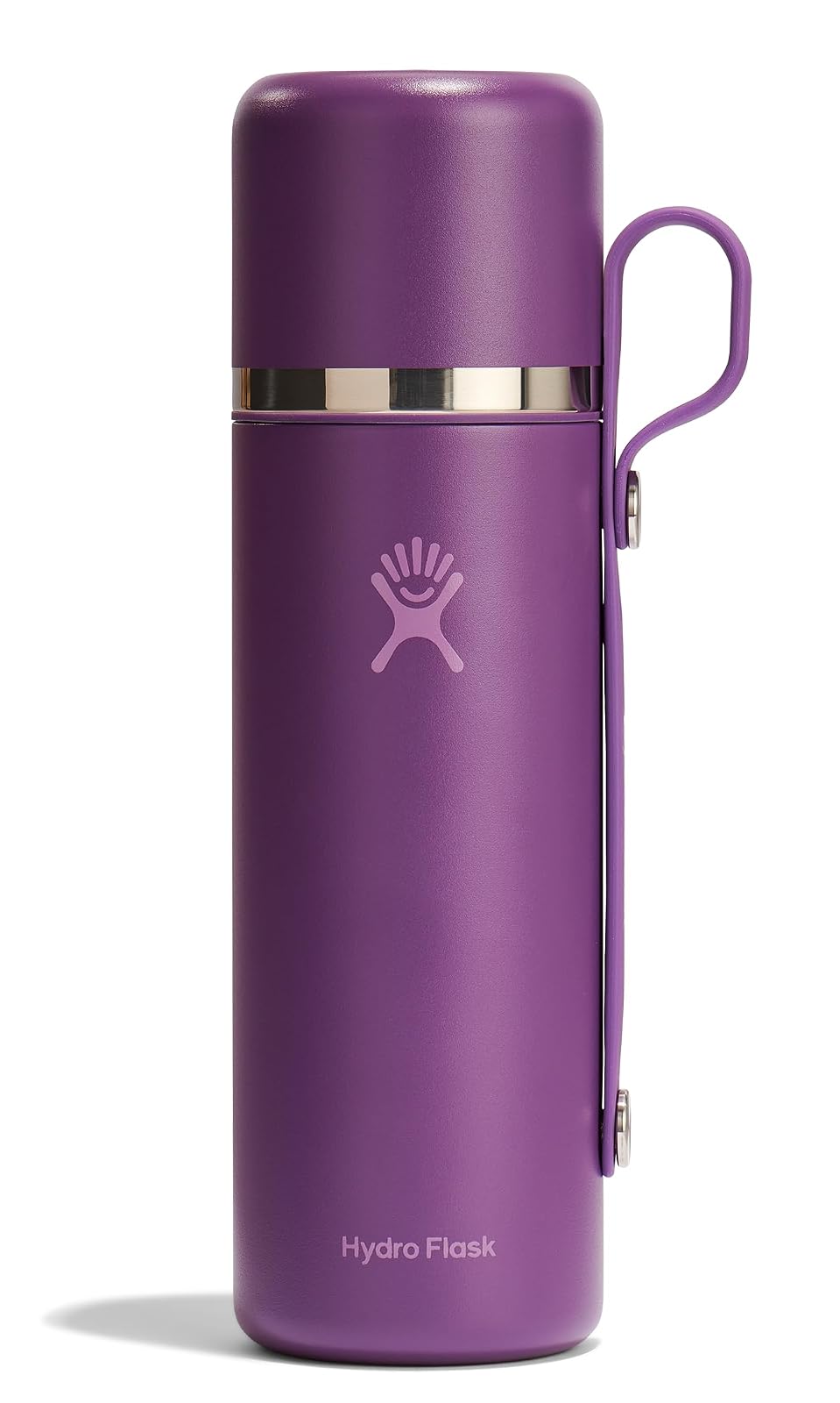 Hydro Flask - Petaca y Vaso de 28 onzas, Color Morado