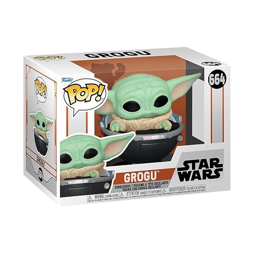 Funko Pop! Vinyl: Star Wars: The Mandalorian S9 - Grogu (The Child, Baby Yoda) - (Grogu (The Child, Baby Yoda), Baby Yoda) - Star Wars: The Mandalorian - Figura de Vinilo Coleccionable