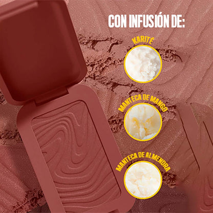 NYX Professional Makeup Buttermelt Bronzer, bronceador cremoso en polvo con alta pigmentación, fórmula vegana, acabado natural con duración hasta por 12H, 5g – Tono Biscuit (Café canela)