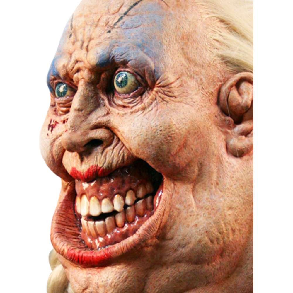 Ghoulish Productions Fatty Hamskins, Máscara de Bruja Gorda y Fea, Máscaras de Halloween de Miedo Ideal para Fiestas de Disfraces