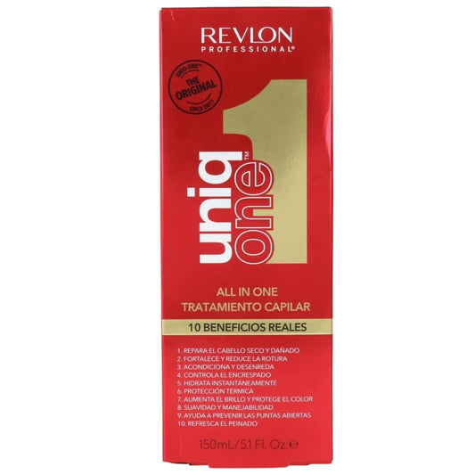 Revlon Professional Uniqone Tratamiento Original Todo en Uno, 150 Ml | 150 ml, paquete de 1, fórmula vegana, 10 , sin enjuague
