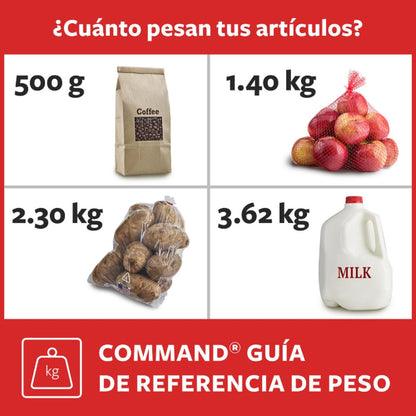 COMMAND 3M Gancho Adhesivo Removible de Metal Mini Transparente 20 piezas | Soporta hasta 225 gr, Organiza interiores sin dañar superficies, No requiere herramientas, Fácil de instalar, Fijación segura