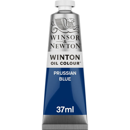 Winsor & Newton Winton Pintura al Óleo, Tubo de 37 ml - Tubo de 37 ml - Azul (Prussian Blue 538)