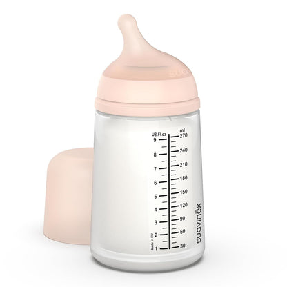 BIBERON ANTICOLICO 270ML FLU MEDIO "LACTANCIA ZERO" SUAVINEX