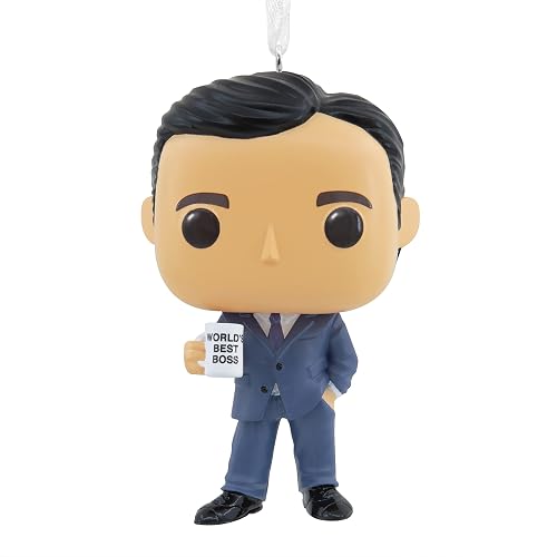 Hallmark The Office Michael Scott Funko Pop! Adorno navideño de Resina
