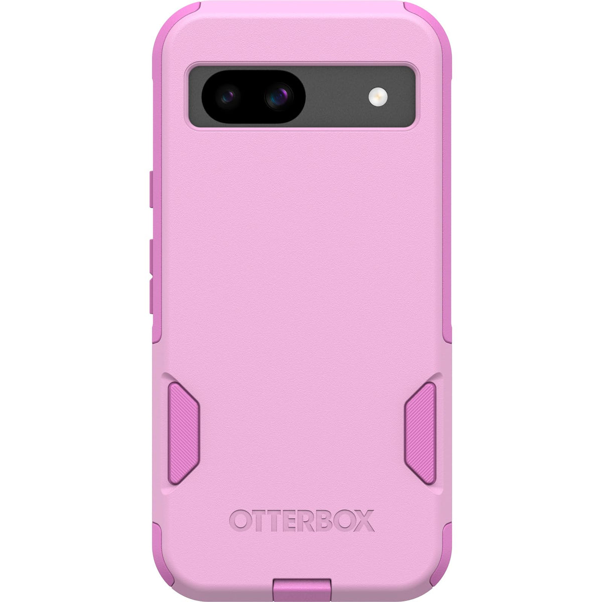 OtterBox - Funda para Google Pixel 8A Commuter Series – Run Wildflower (rosa), delgada y resistente, apta para el bolsillo, con protección de puerto