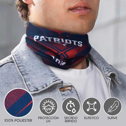 NFL Bandana Patriots Unisex Adulto, Color Azul, Unitalla