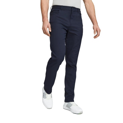 PUMA Golf Dealer Pantalón de 5 Bolsillos para Hombre - 32W x 32L - Azul Marino