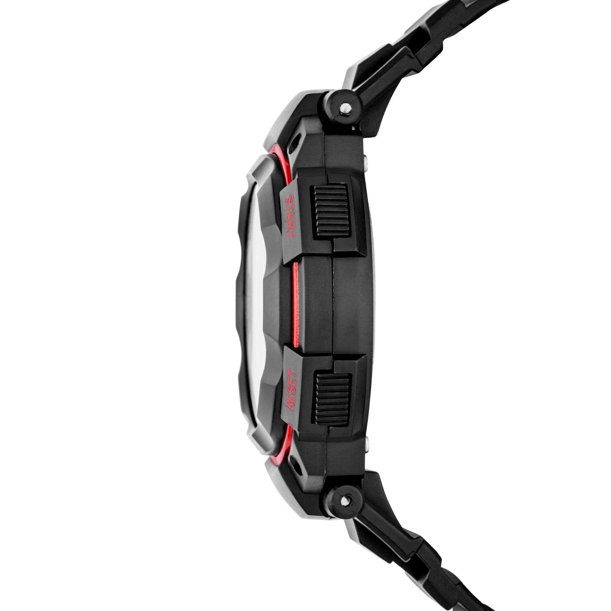 Skechers Sr1022, Digital Hombre, Negro/rojo, Mediano
