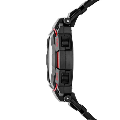 Skechers Sr1022, Digital Hombre, Negro/rojo, Mediano