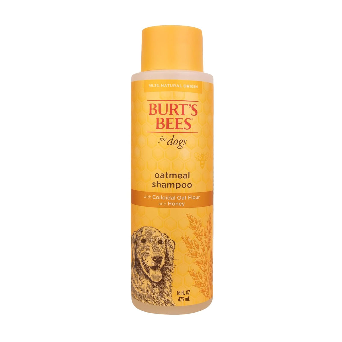 Burt's Bees for Dogs Champú y Acondicionador Natural de Avena y Miel - 1 paquete - Champú (473.18 ml)