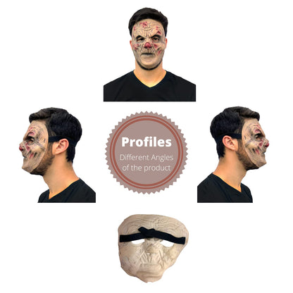 Scrawny, Máscara Monstruo Sangriento, Máscaras de Monstruos Asesinos Ideal para Halloween y Fiestas de Disfraces