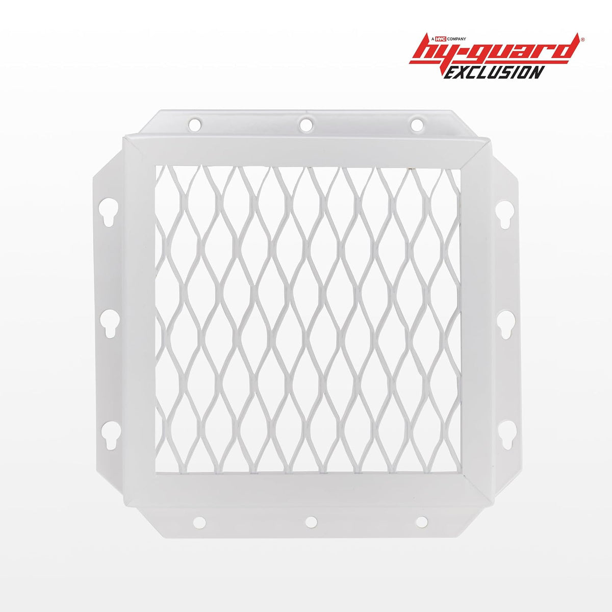 HY-C RVG-DVG VentGuard universal de acero inoxidable, 100% malla de acero inoxidable 304, fácil instalación, 7 pulgadas de largo x 7 pulgadas de ancho x 5 pulgadas de alto, acabado de recubrimiento en polvo blanco