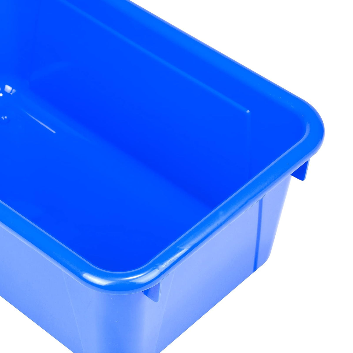 Storex Contenedores pequeños, paquete de 5, 12.2 x 7.8 x 5.1 pulgadas, azul (62416U05C)