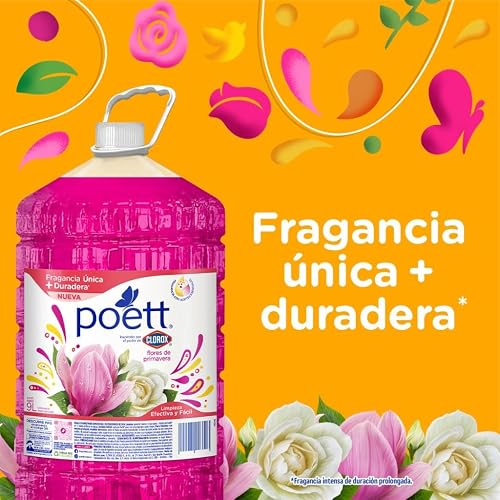 Limpiador Multiusos Aromatizante Poett Flores de Primavera 9 L