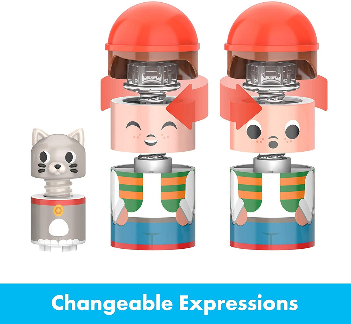 Educational Insights Design & Drill Bolt Buddies Camión de Reciclar, Juguete de Taladro de construcción, Juguete Stem para Mayores de 3 años
