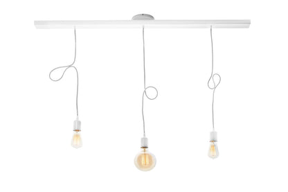 MAXXI MX-ACC01/B Accesorio Riel para 3 Candiles, color Blanco