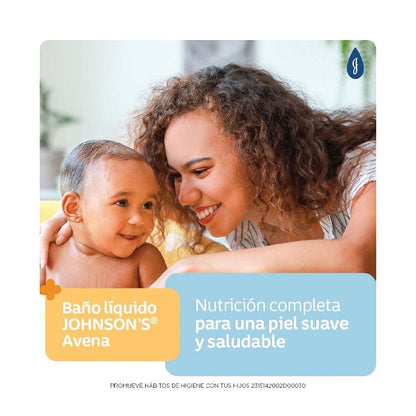 Johnson'S, Jabón Líquido Para Bebé Avena 400 Ml