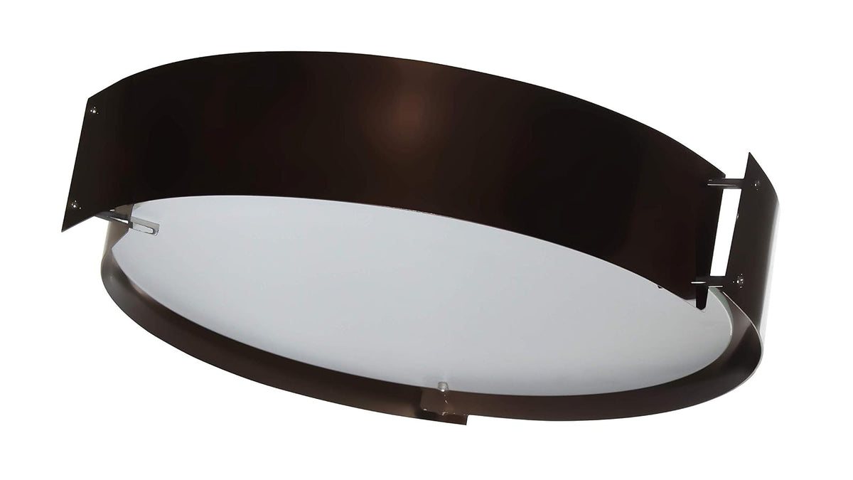 MAXXI MX-PF1021/CF Plafón Cafe Pantalla Vidrio Esmerilado