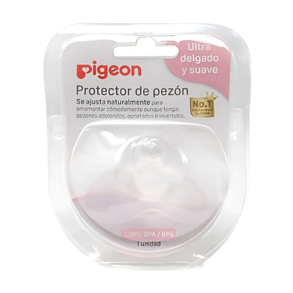 PIGEON | Protector de Lactancia de Silicona | Cosas para Bebes Recien Nacidos - Articulos para Bebe Previene Irritación | Alivia Pezones Adoloridos | Material Ultra Delgado