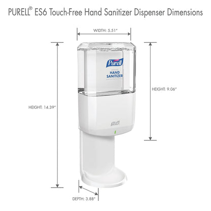 Purell ES6 Dispensador Automático de Desinfectante de Manos Blanco