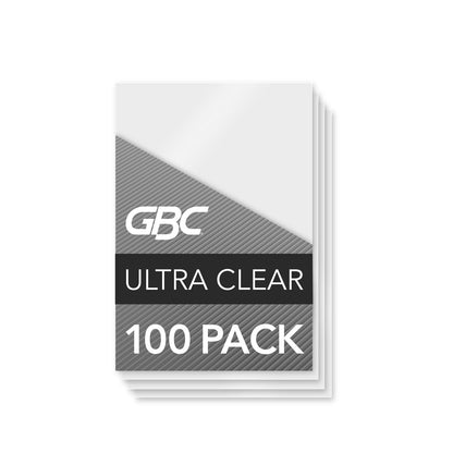 Swingline GBC Laminating Sheets, Thermal Laminating Pouches, Badge/ID Card Size, 10 Mil, HeatSeal LongLife, 100 Pack (3202104)