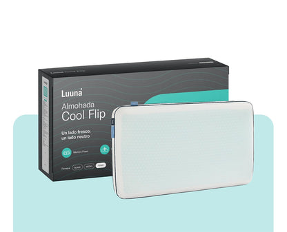 Luuna Cool Flip Almohada Reversible con Lado Frío y Lado Cálido - King (Paquete de 1)