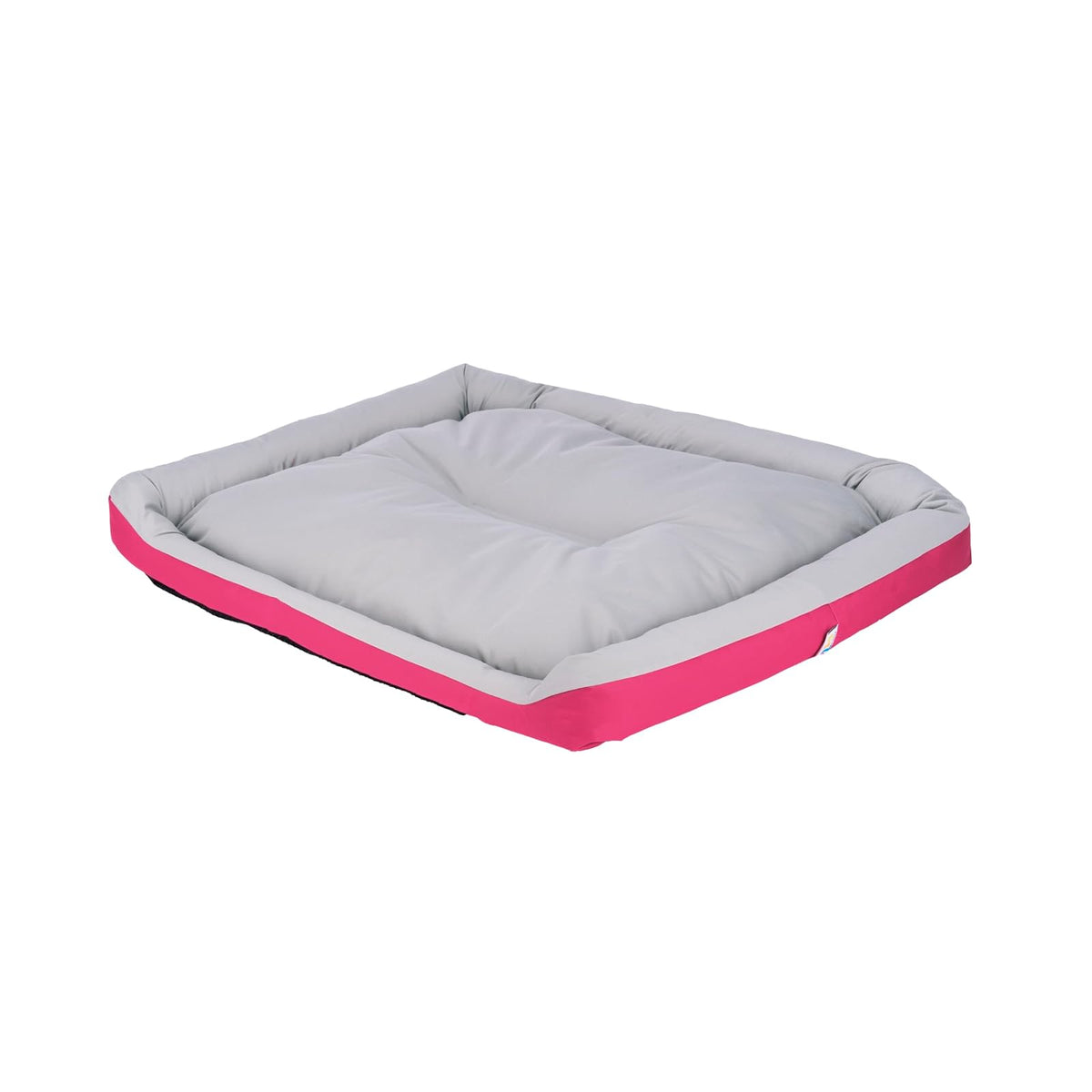Fancy Pets Cama Rizzo con Colchoneta Impermeable para Perro, Acolchada, Resistente y Fácil de Limpiar, 84 x 73 cm, Color Rosa