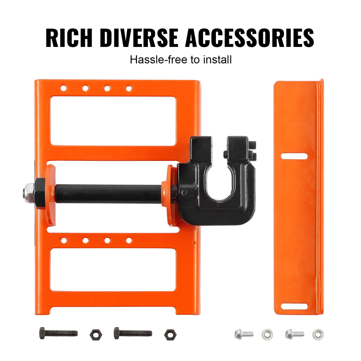 VEVOR - Molino de motosierra, guía de corte vertical de madera con ancho de corte de 2 a 6 pulgadas, accesorio de motosierra portátil de hierro fundido, accesorio de fresado de madera ligero para constructores y carpinteros
