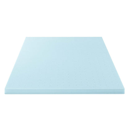 Best Price - Colchón de Espuma viscoelástica ventilada de 3 Pulgadas, infusión de Gel refrigerante, Certificado CertiPUR-US, Esencial para recámara, tamaño Queen