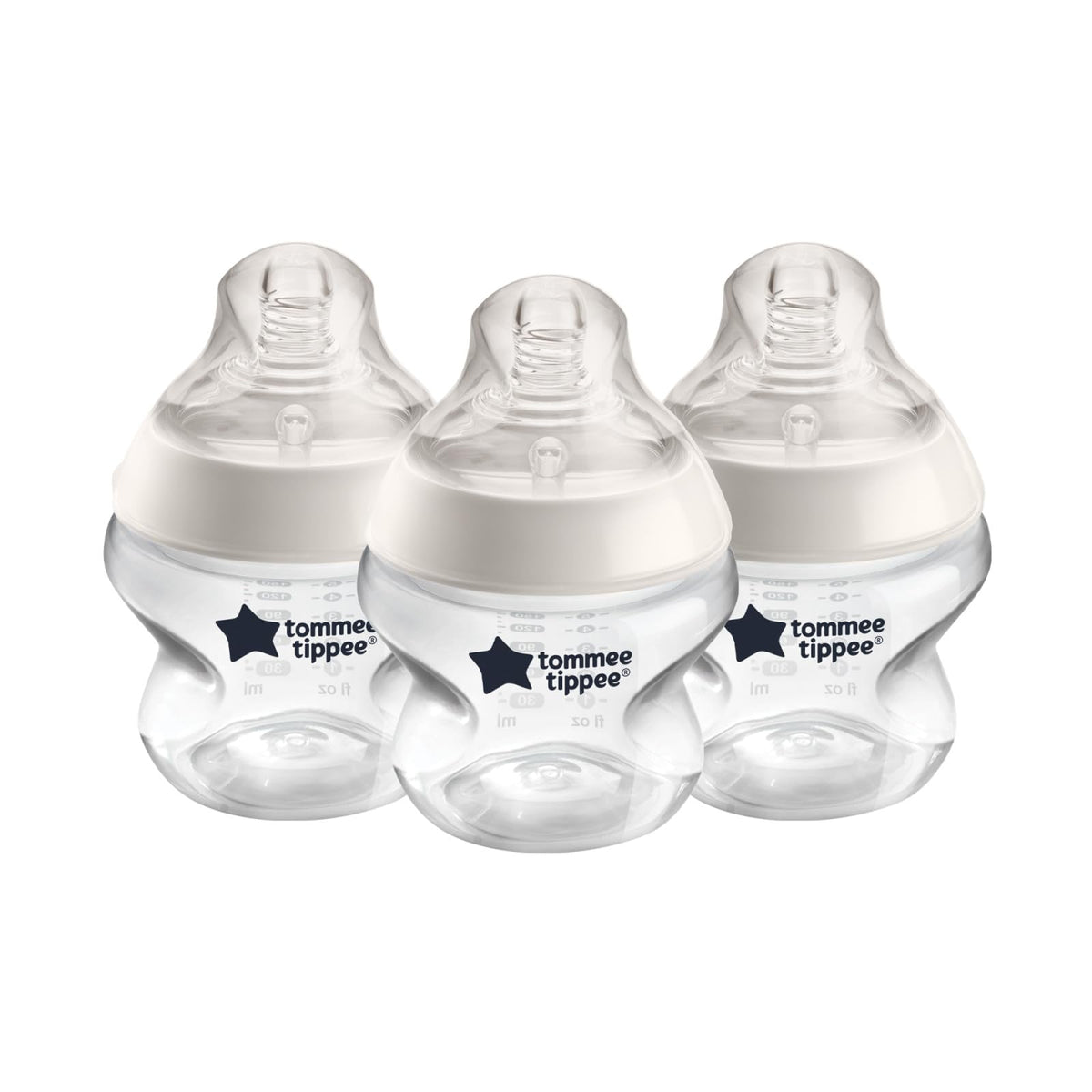 Tommee Tippee Closer to Nature - Botella para bebé, 3 unidades, 3 unidades