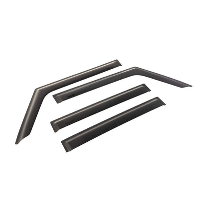 Rugged Ridge 11349.17 - Visera para Ventana, Color Negro Mate; 18-19 Jeep Wrangler JL 4-Dr 4 Unidades