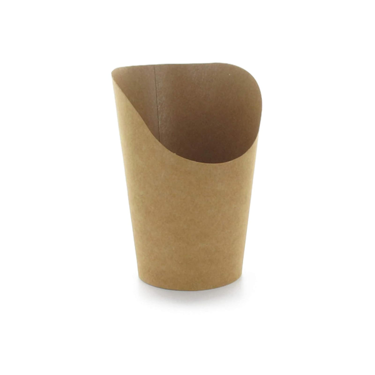 PacknWood Envase Kraft para Burritos / Wraps - 155.92G / A: 119.38 mm - Diámetro 76.2 mm, 1200 por caso