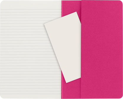 Moleskine Cahier Journal, Large, Ruled, Kinetic Pink (8.25 X 5)