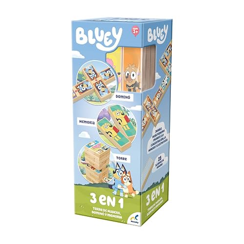Torre De Madera 3 En 1 Bluey