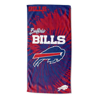 Northwest NFL Buffalo Bills - Toalla de Playa Unisex para Adultos, 30 x 60 Pulgadas, psicodélico