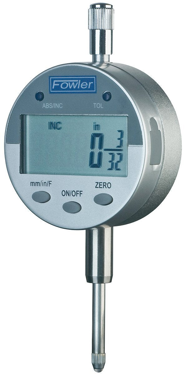 Fowler 54-520-250-0, indicador digital azul Ind-X con rango de medición de 25 mm