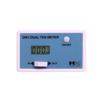 HM Digital DM-1 In-Line Dual TDS Monitor, 0-9990 ppm Range, +/- 2% Readout Accuracy