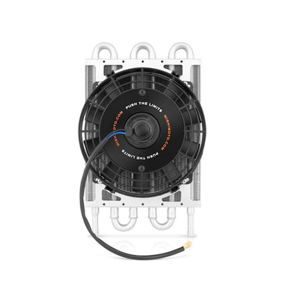 Mishimoto MMOC-F Enfriador de Transmisión Resistente con Ventilador Eléctrico, Plateado
