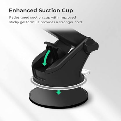 iOttie Easy One Touch 5 Soporte Universal para salpicadero y Parabrisas para iPhone, Samsung, Moto, Huawei, Nokia, LG, Smartphones