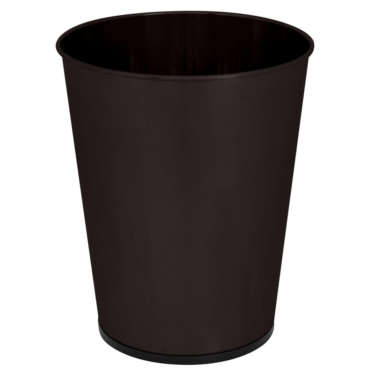 Bath Bliss - cubeta de Basura pequeño de 5 litros | Tapa Redonda Abierta | cubeta de Basura | Baño | Cocina | Oficina | recámara | cubeta de Basura | Basura, Gris - Bronce