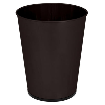 Bath Bliss - cubeta de Basura pequeño de 5 litros | Tapa Redonda Abierta | cubeta de Basura | Baño | Cocina | Oficina | recámara | cubeta de Basura | Basura, Gris - Bronce