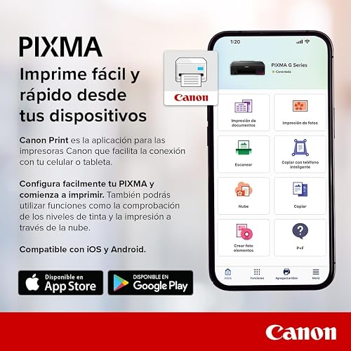 Canon Impresora Multifuncional Wi-Fi G3170 de Tanque de tintas, Alto Rendimiento