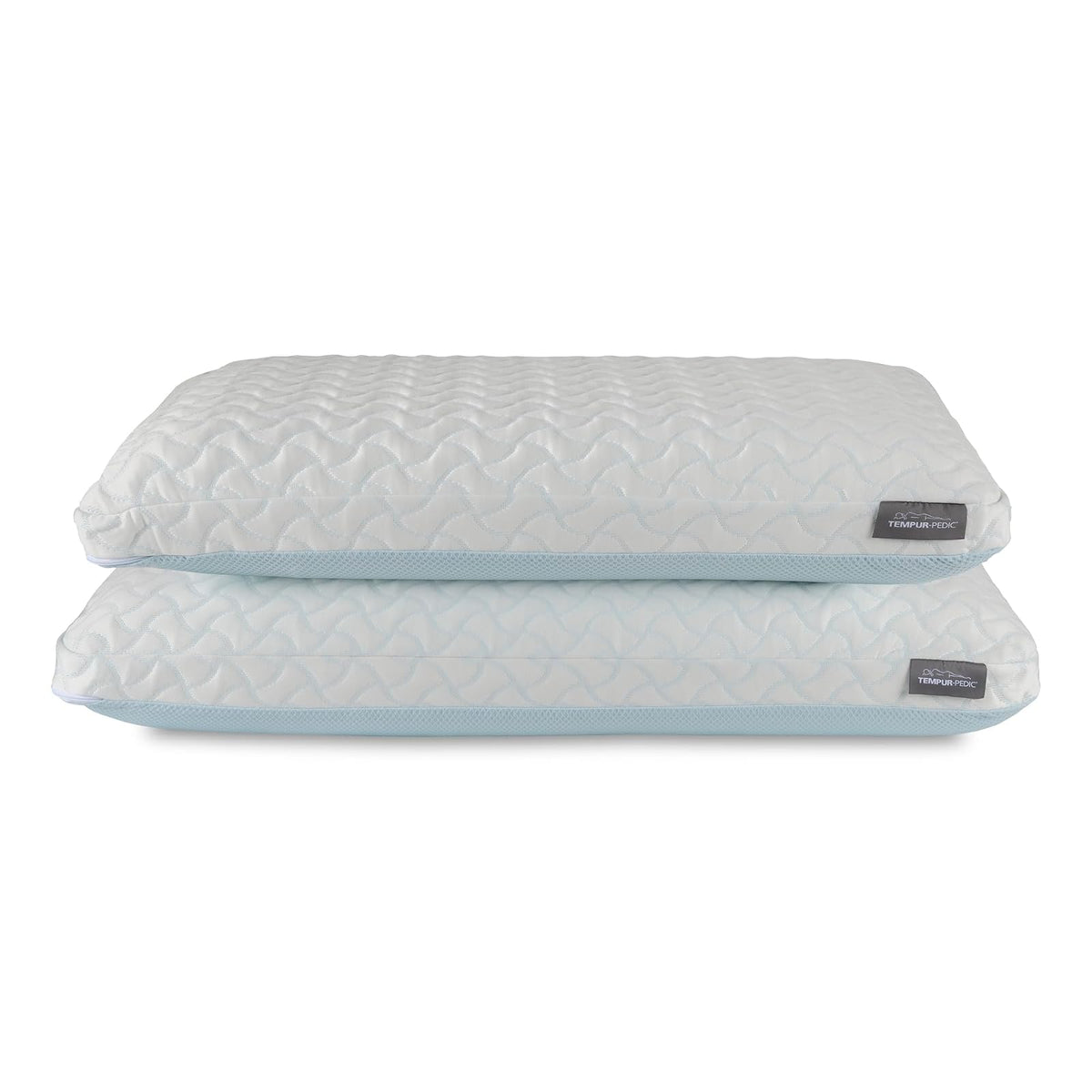 TEMPUR-Pedic TEMPUR-Cloud + Cooling, estándar, Pack de 2 Almohadas, estándar, Color Blanco, 2 Unidades