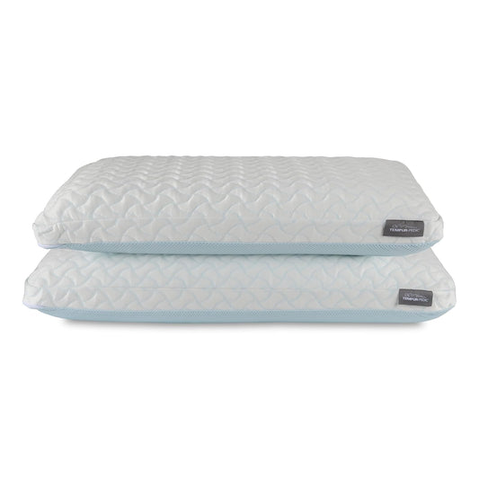 TEMPUR-Pedic TEMPUR-Cloud + Cooling, estándar, Pack de 2 Almohadas, estándar, Color Blanco, 2 Unidades
