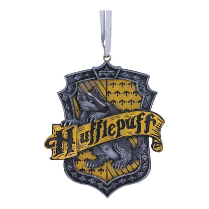 Nemesis Now Harry Potter Hufflepuff - Adorno Colgante con Escudo de Harry Potter, Amarillo, 8 cm