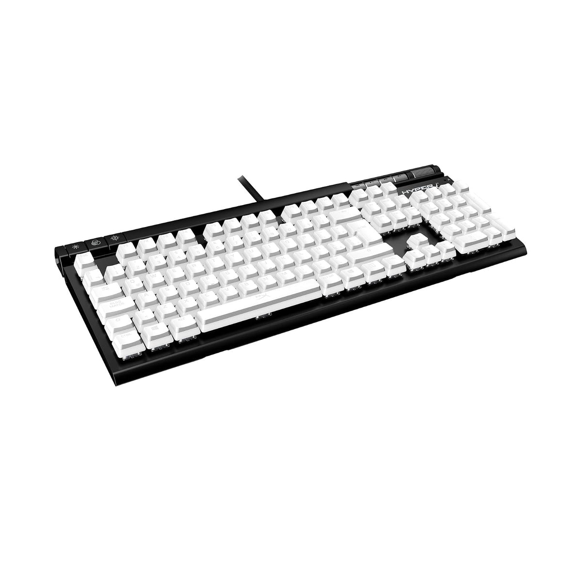 HyperX Pudding Keycaps Teclas ABS de Color Blanco Set Completo - LA