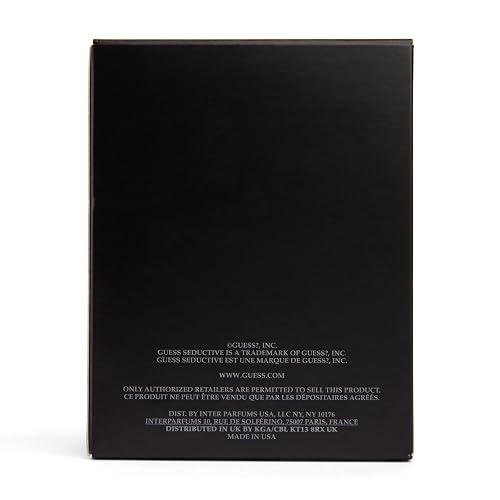 Guess Guess seductive homme noir 3.4 oz edt spray retail